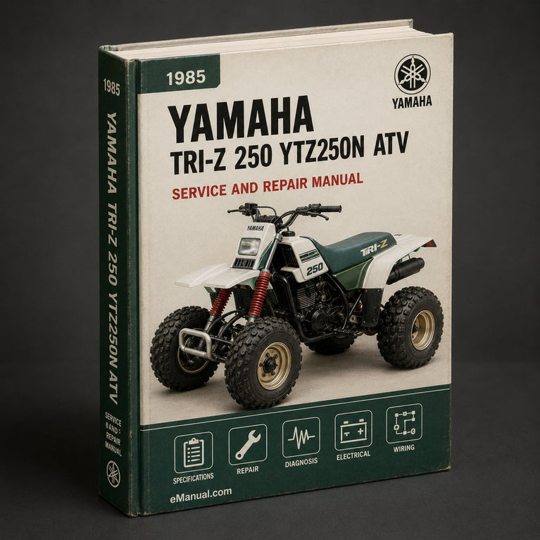 1985 Yamaha Tri-z 250 YTZ250N ATV Service Repair Manual