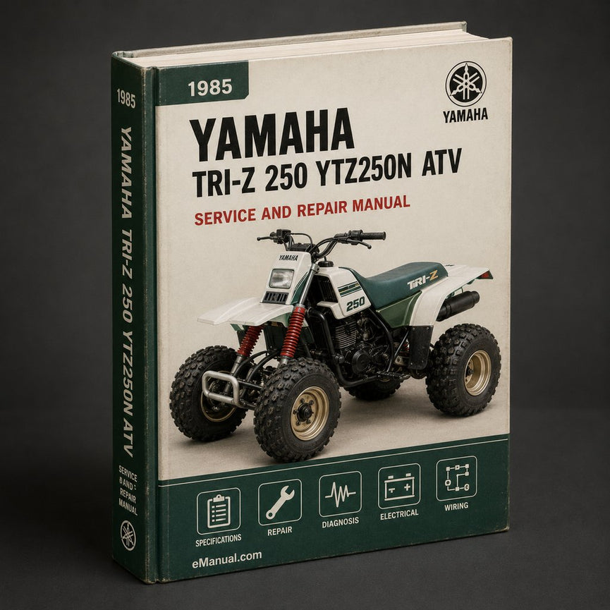 1985 Yamaha Tri-z 250 YTZ250N ATV Service Repair Manual