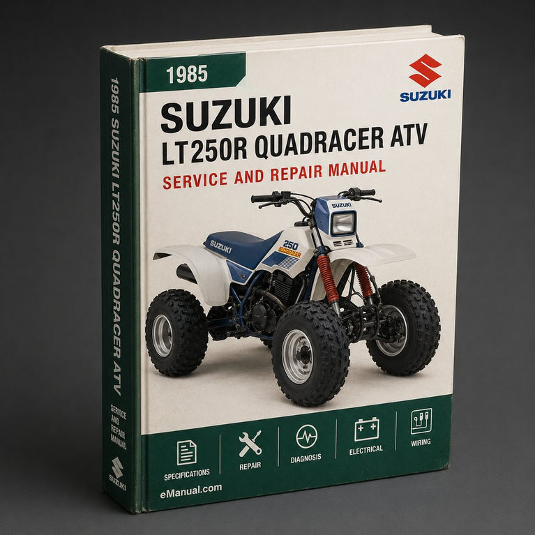 1985-1986 Suzuki LT250R Quadracer ATV Repair Manual