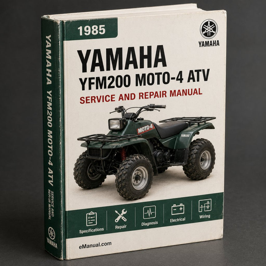 1985-1989 Yamaha YFM200 MOTO-4 ATV Repair Manual