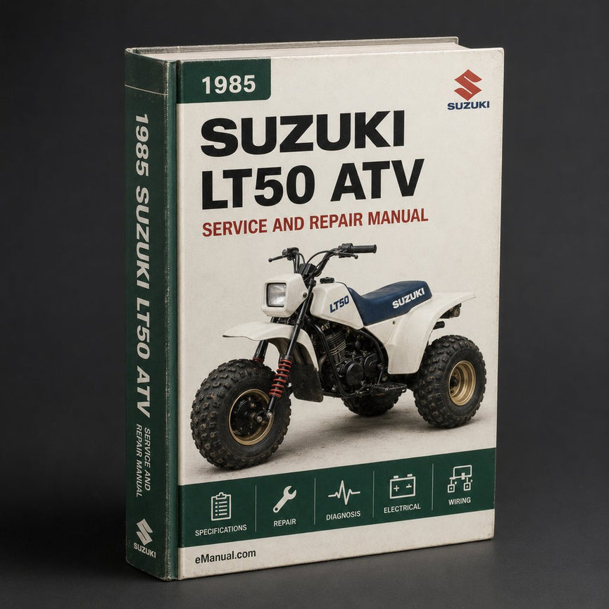 1985-1990 Suzuki LT50 ATV Repair Manual