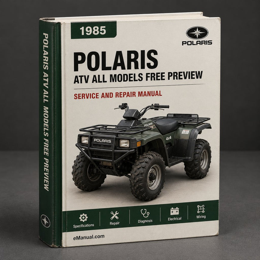 1985-1995 Polaris Atv All Models Service Repair Manual (Free Preview)