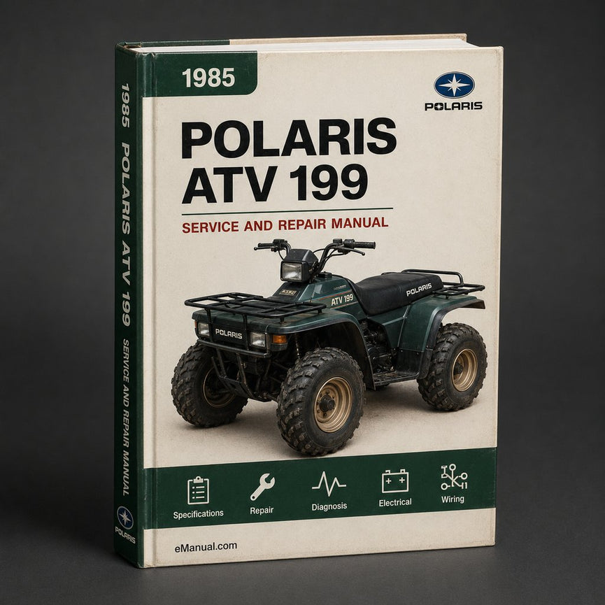 1985-1995 Polaris ATV Factory Service Repair Manual 1986 1987 1988 1989 1990 1991 1992 1993 1994