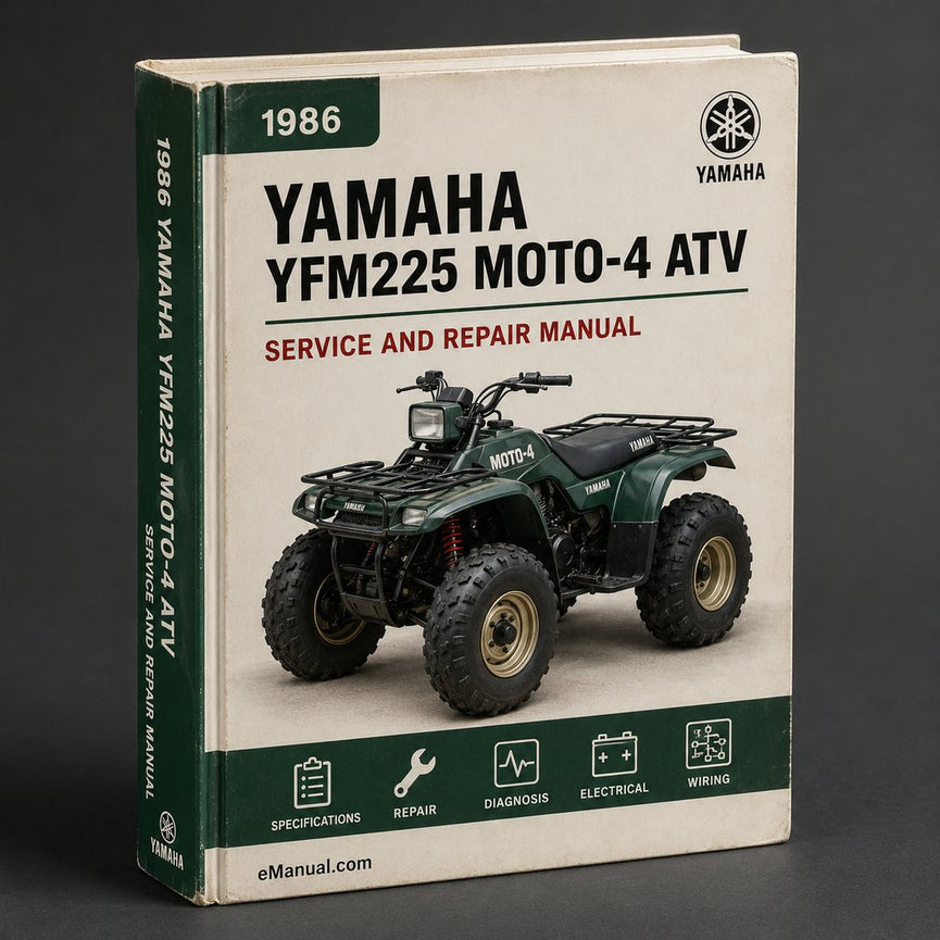 1986-1988 Yamaha YFM225 MOTO-4 ATV Repair Manual