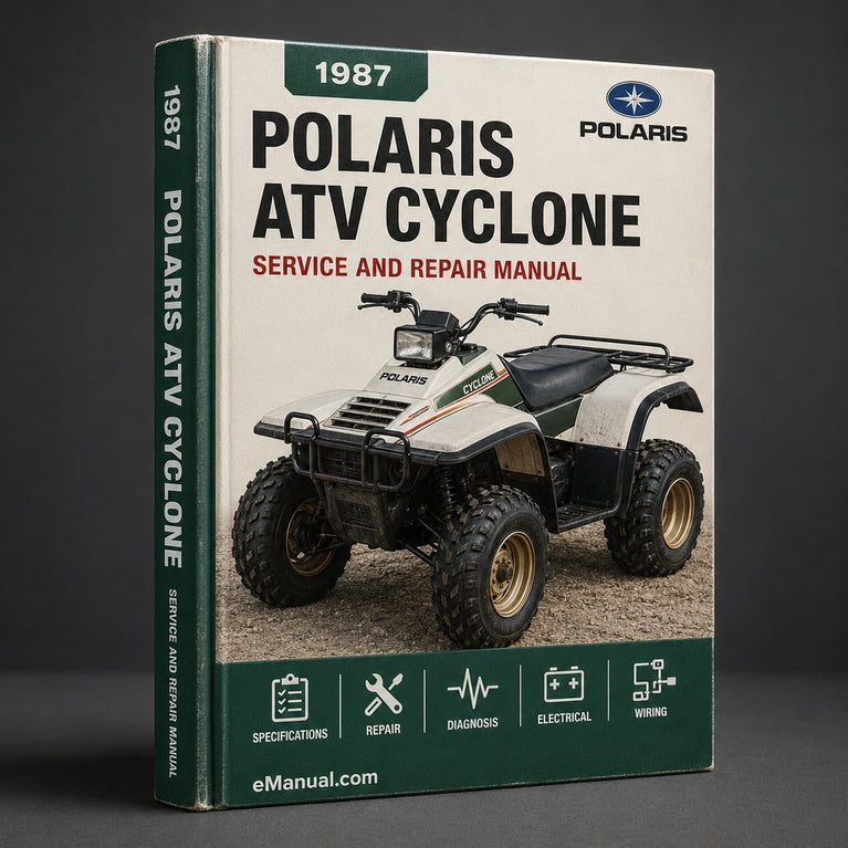 1987 ATV Polaris Cyclone Service Repair Manual