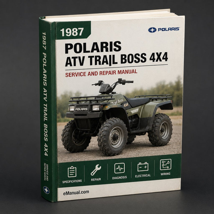 1987 ATV Polaris Trail Boss 4x4 Service Repair Manual