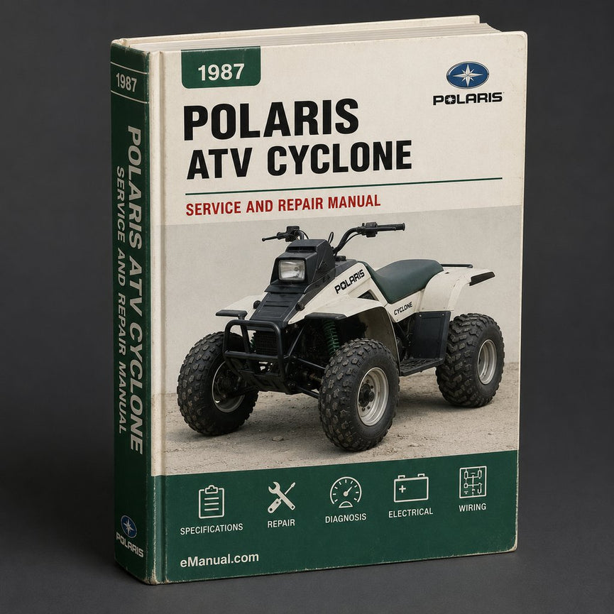 1987 Polaris ATV Cyclone Service Repair Manual