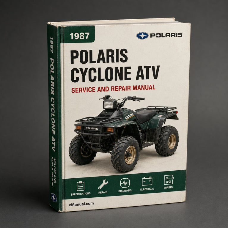 1987 POLARIS CYCLONE (2) ATV Service Repair Manual