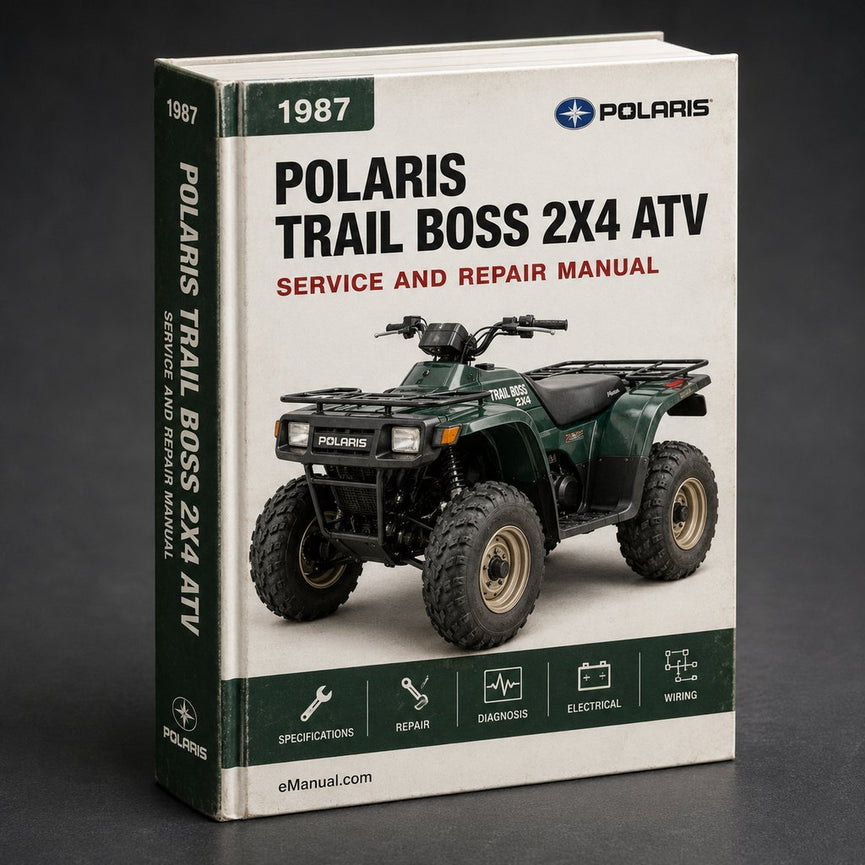 1987 POLARIS TRAIL BOSS 2X4 ATV Service Repair Manual