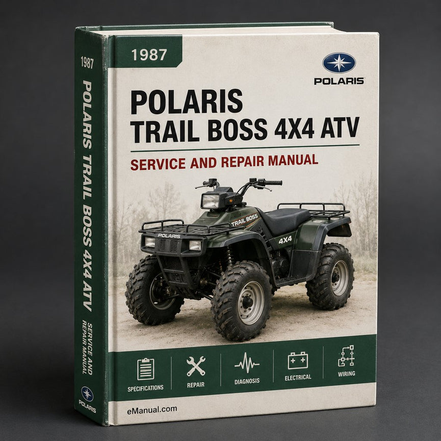 1987 POLARIS TRAIL BOSS 4X4 ATV Service Repair Manual