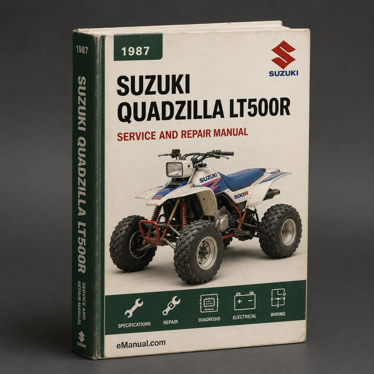 1987 Suzuki QuadZilla LT500R Service Repair Manual