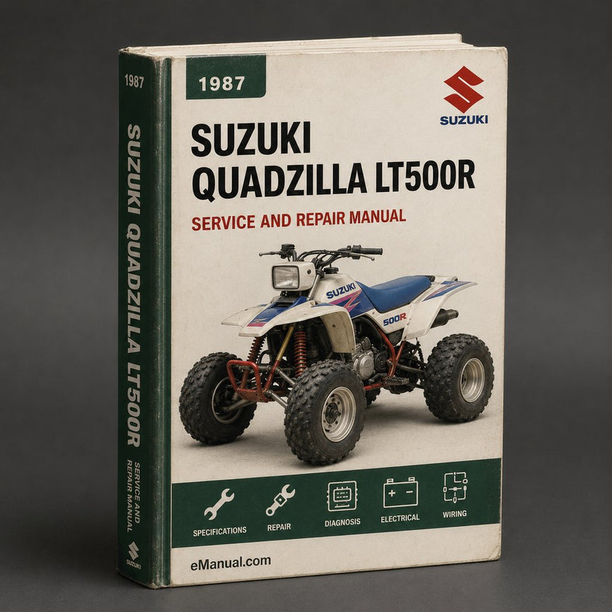 1987 Suzuki QuadZilla LT500R Service Repair Manual