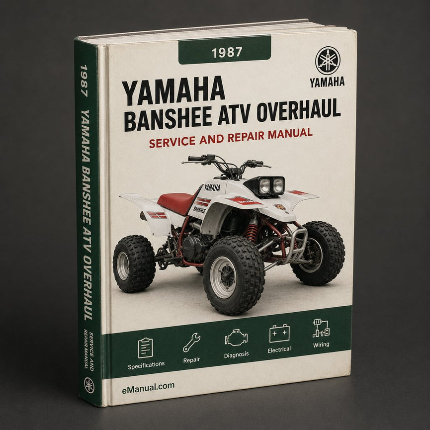 1987 Yamaha BANSHEE ATV Service Repair Maintenance Overhaul Manual