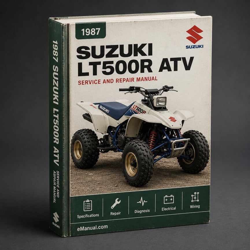 1987-1990 Suzuki LT500R ATV Service Repair Manual