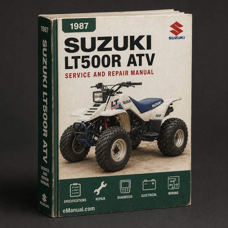 1987-1990 Suzuki LT500R ATV Service Repair Manual