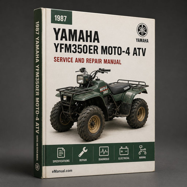 1987-1990 Yamaha YFM350ER Moto-4 ATV Service Repair Manual