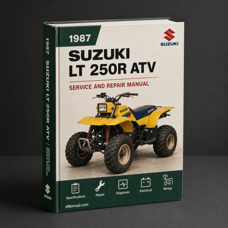 1987-1992 Suzuki LT 250R ATV Service Repair Manual