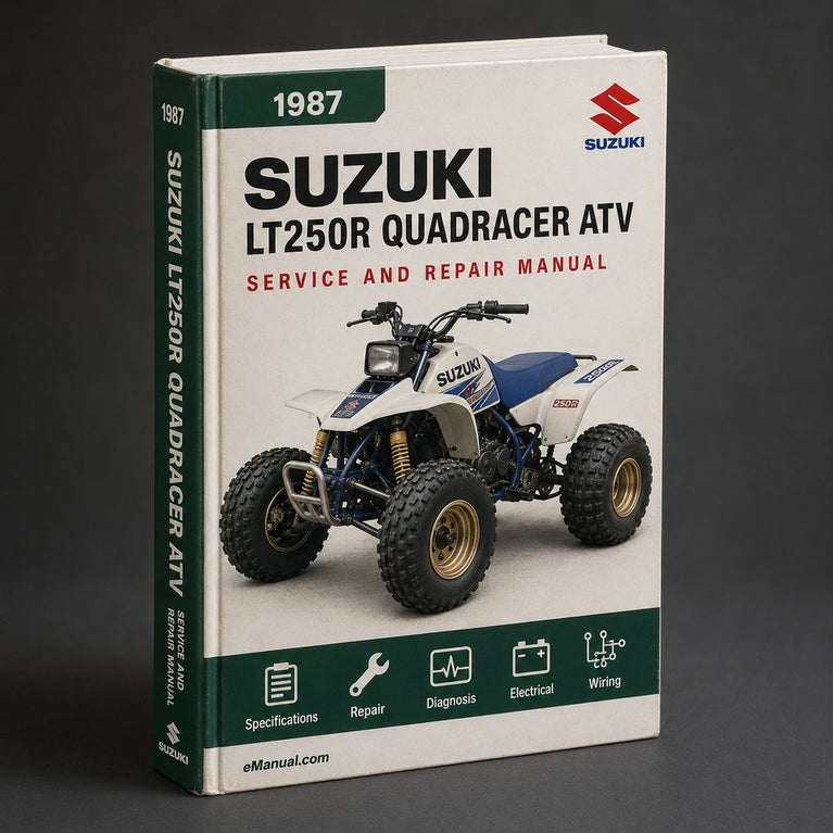 1987-1992 Suzuki LT250R QuadRacer ATV Repair Manual