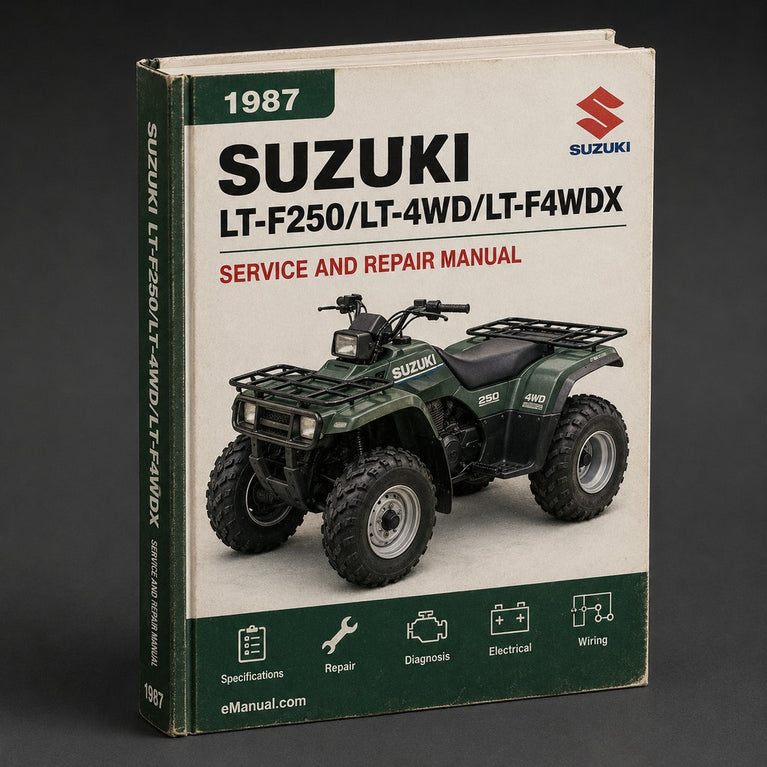 1987-1998 Suzuki LT-F250/LT-4WD/LT-F4WDX Factory Service Repair Manual