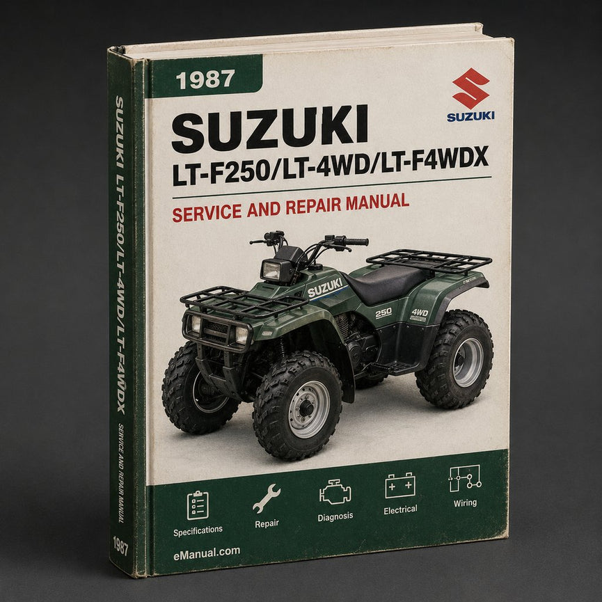 1987-1998 Suzuki LT-F250/LT-4WD/LT-F4WDX Factory Service Repair Manual
