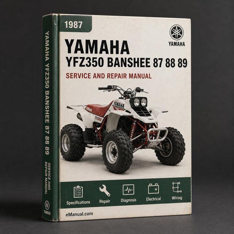 1987-2003 Yamaha YFZ350 Banshee Service Repair Manual ( 87 88 89 90 91 92 93 94 95 96 97 98 99 00 01 02 03 )