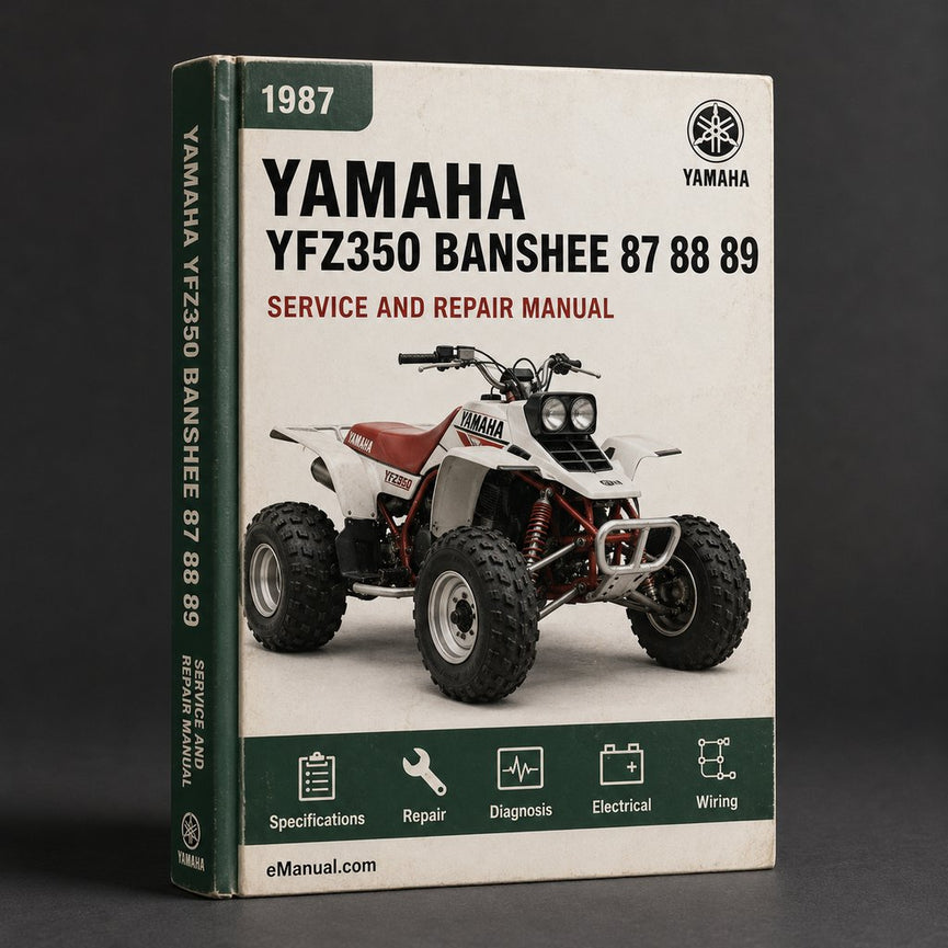 1987-2003 Yamaha YFZ350 Banshee Service Repair Manual ( 87 88 89 90 91 92 93 94 95 96 97 98 99 00 01 02 03 )
