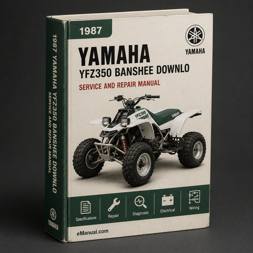 1987-2003 Yamaha YFZ350 Banshee Service Repair Manual DOWNLO