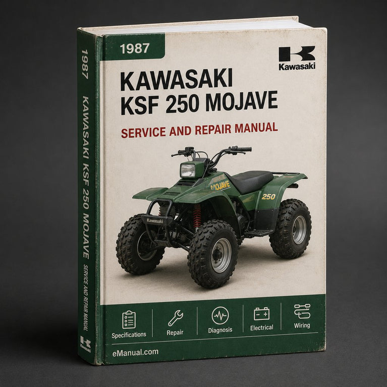 1987-2004 KAWASAKI KSF 250 MOJAVE Service Manual Repair Manual
