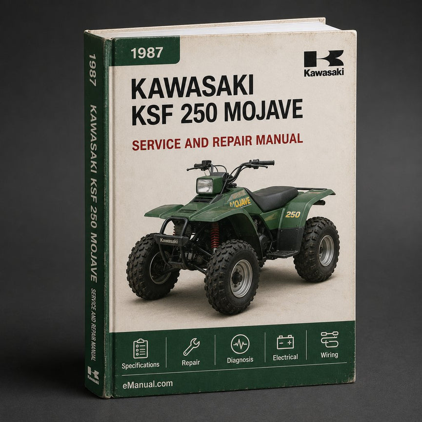1987-2004 KAWASAKI KSF 250 MOJAVE Service Manual Repair Manual