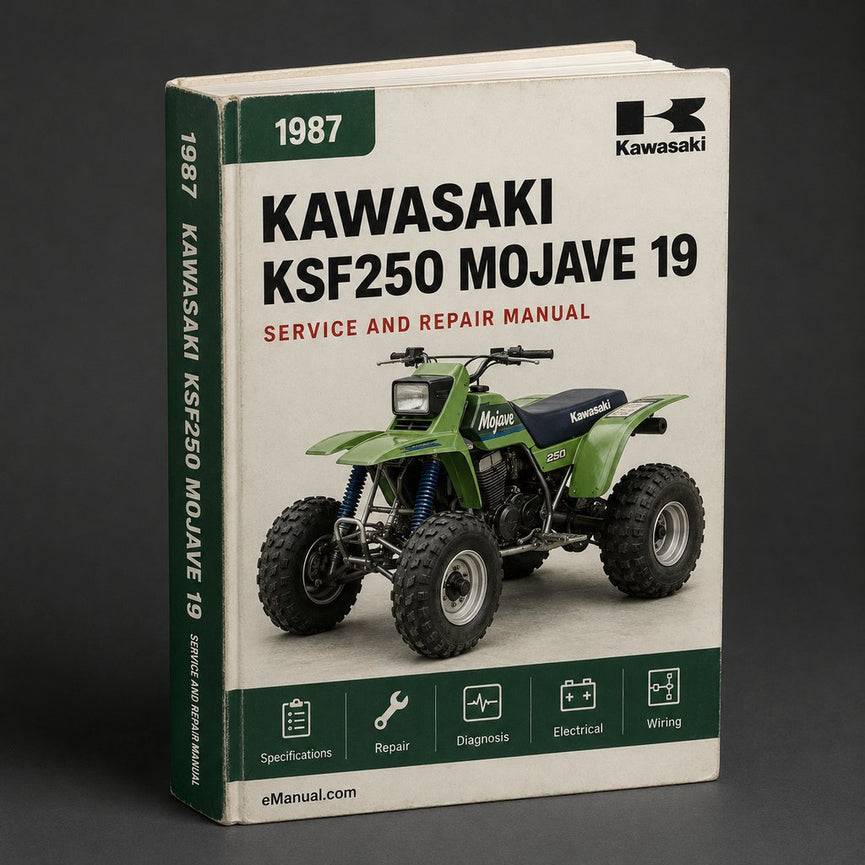1987-2004 Kawasaki KSF250 Mojave Factory Service Repair Manual 1988 1989 1990 1991 1992 1993 1994 1995 1996 1997 1998 1999 2000 2001 2002 2003