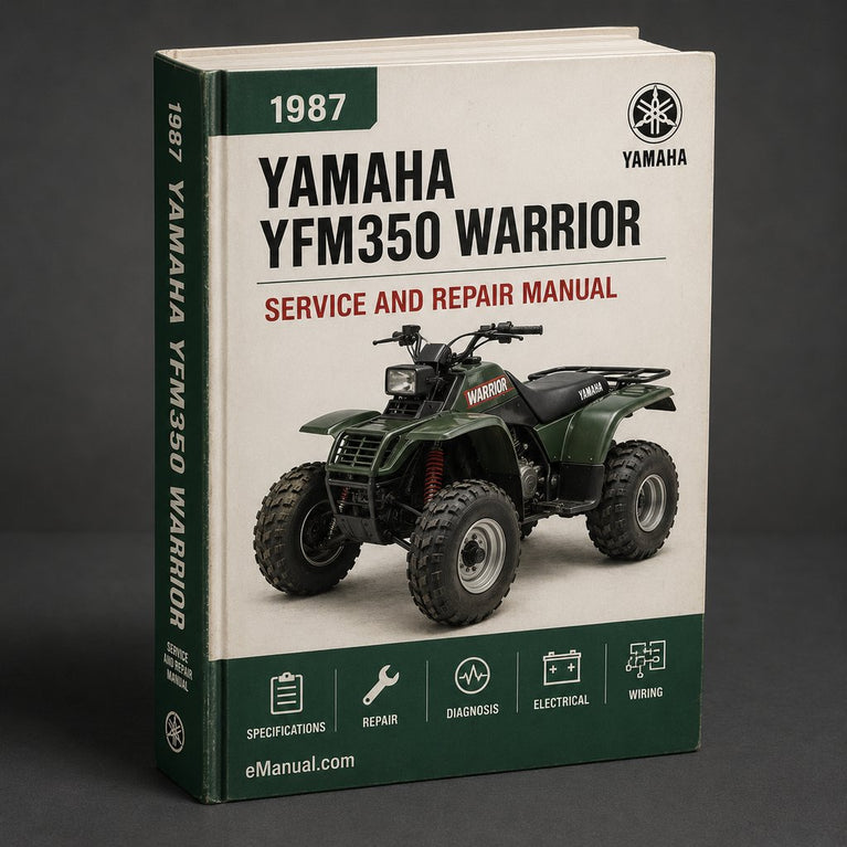 1987-2004 Yamaha YFM350 Warrior Service Repair Manual