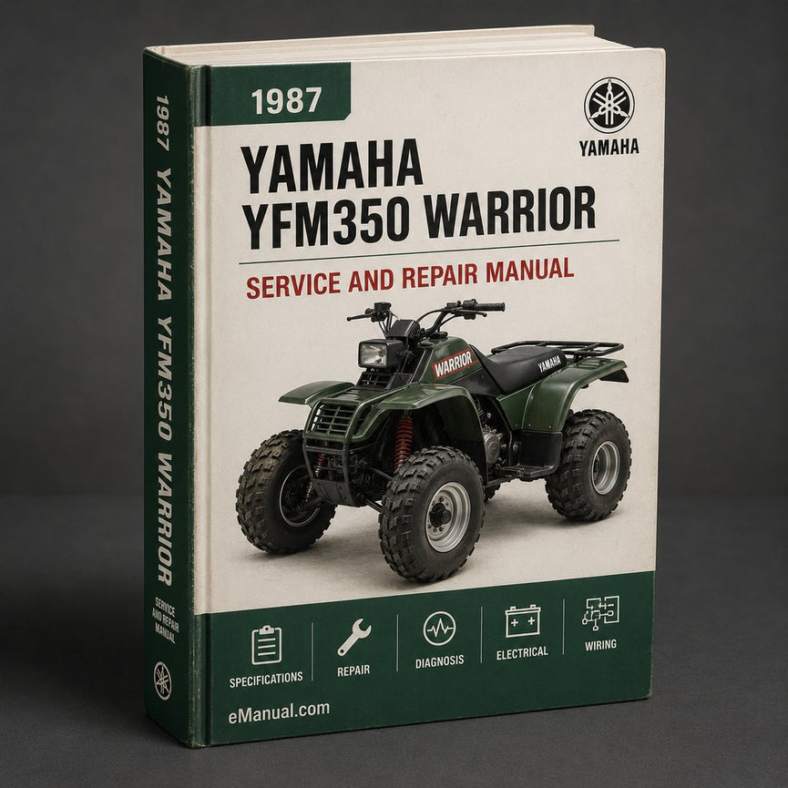 1987-2004 Yamaha YFM350 Warrior Service Repair Manual