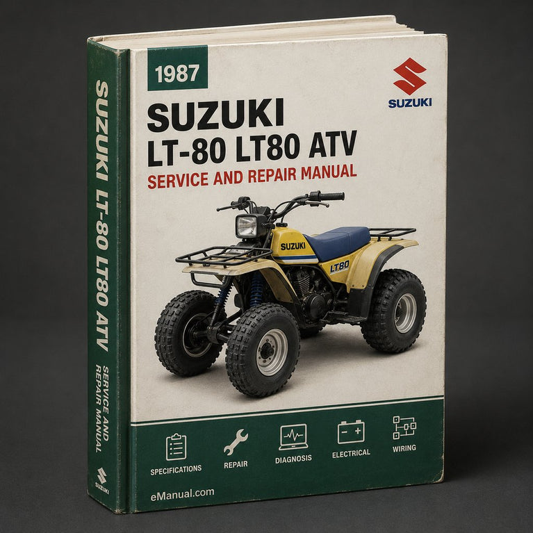 1987-2006 Suzuki LT-80 LT80 Repair Service Manual ATV