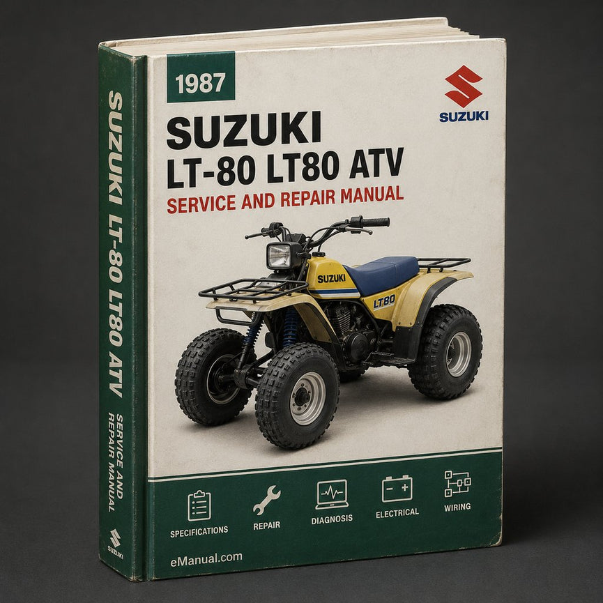 1987-2006 Suzuki LT-80 LT80 Repair Service Manual ATV