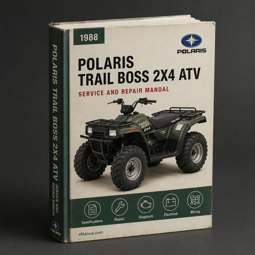1988 POLARIS TRAIL BOSS 2X4 ATV Service Repair Manual