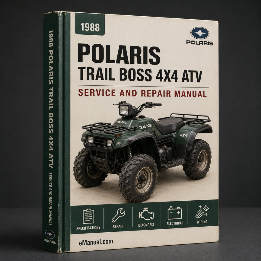 1988 POLARIS TRAIL BOSS 4X4 ATV Service Repair Manual