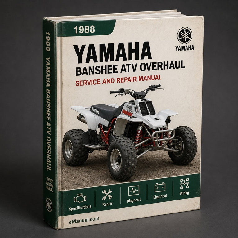 1988 Yamaha BANSHEE ATV Service Repair Maintenance Overhaul Manual