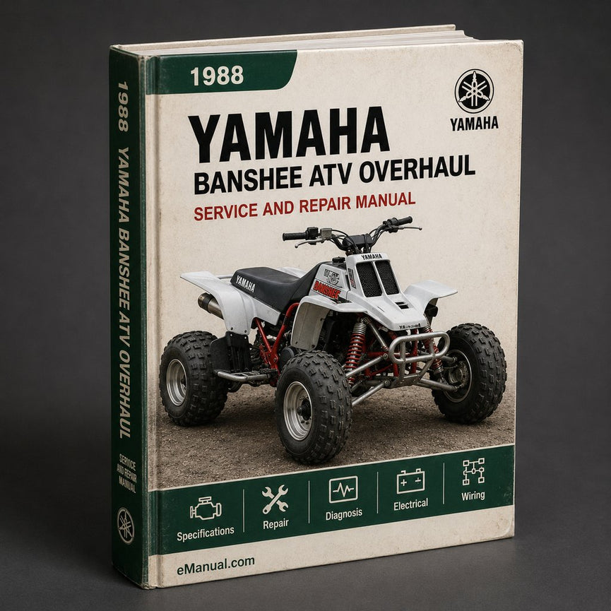1988 Yamaha BANSHEE ATV Service Repair Maintenance Overhaul Manual