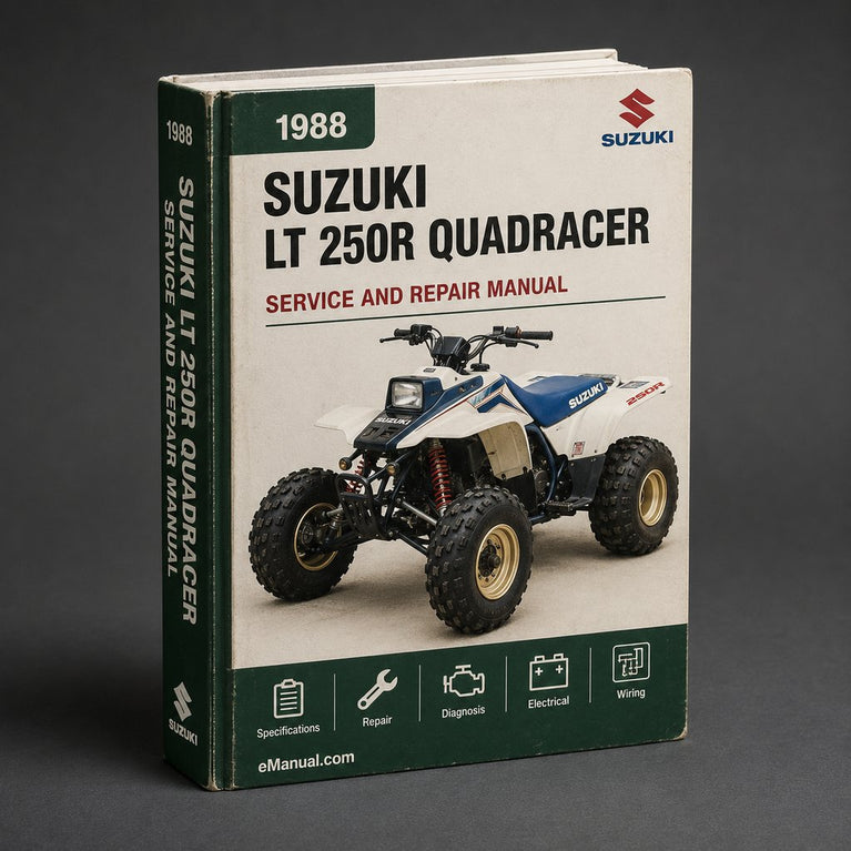 1988-1992 Suzuki LT 250R Quadracer Factory Service Repair Manual