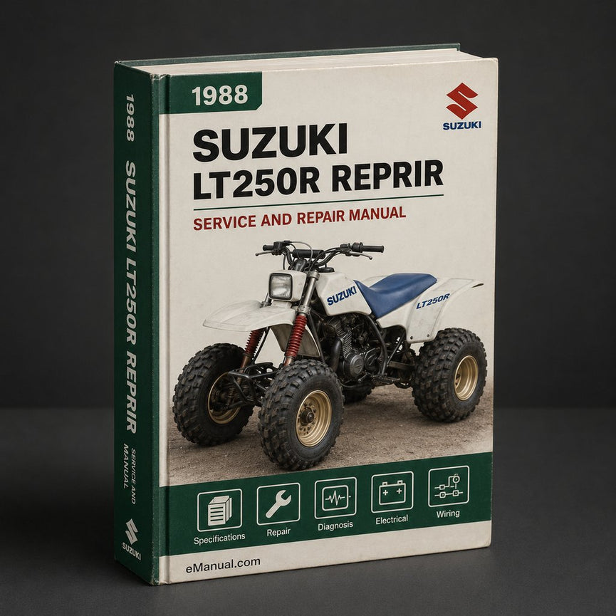 1988-1992 Suzuki LT250R Service Reprir Manual