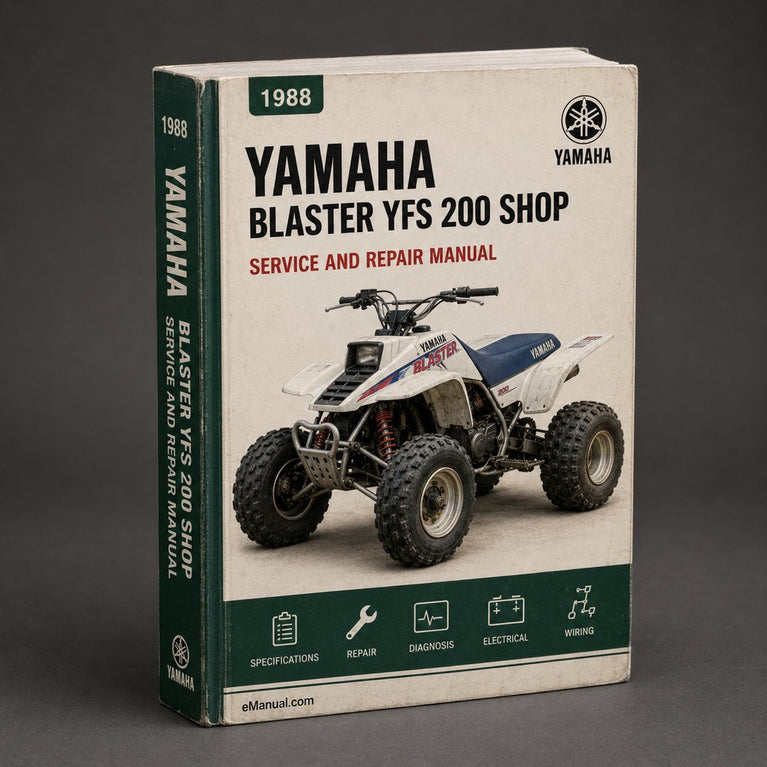 1988-2006 Yamaha BLASTER YFS 200 Service Shop Manual