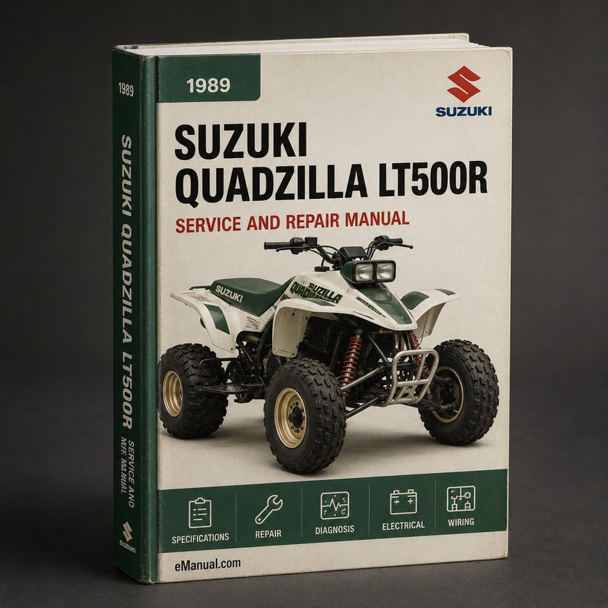 1989 Suzuki QuadZilla LT500R Service Repair Manual