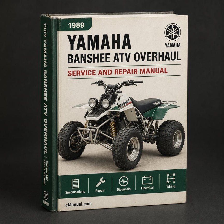 1989 Yamaha BANSHEE ATV Service Repair Maintenance Overhaul Manual