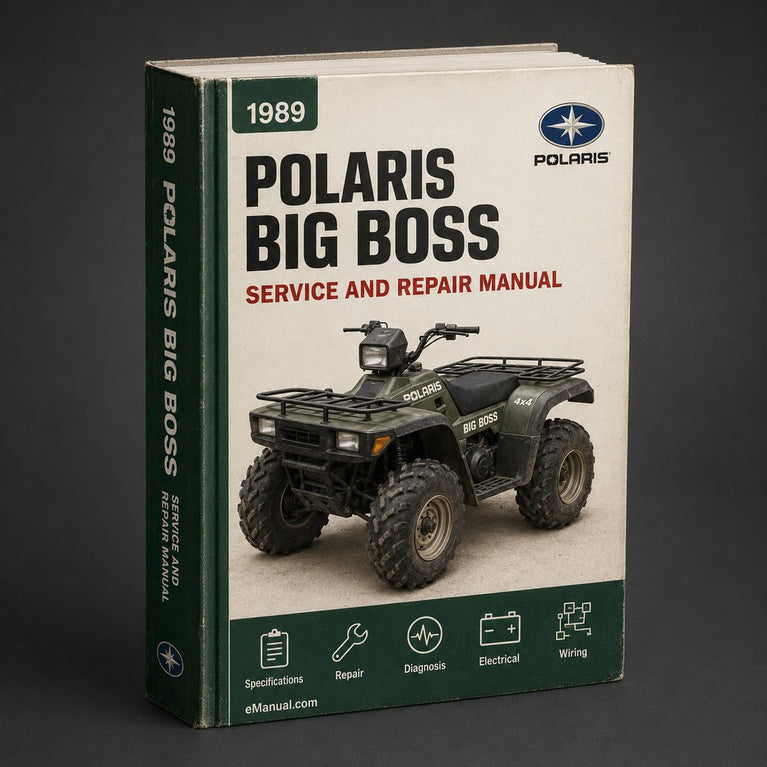 1989-1992 Polaris Big Boss Workshop Service Repair Manual Download PDF