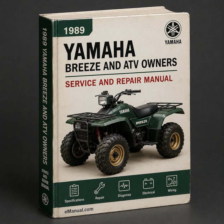 1989-2004 Yamaha BREEZE Service Manual and ATV Owners Manual-Workshop Repair