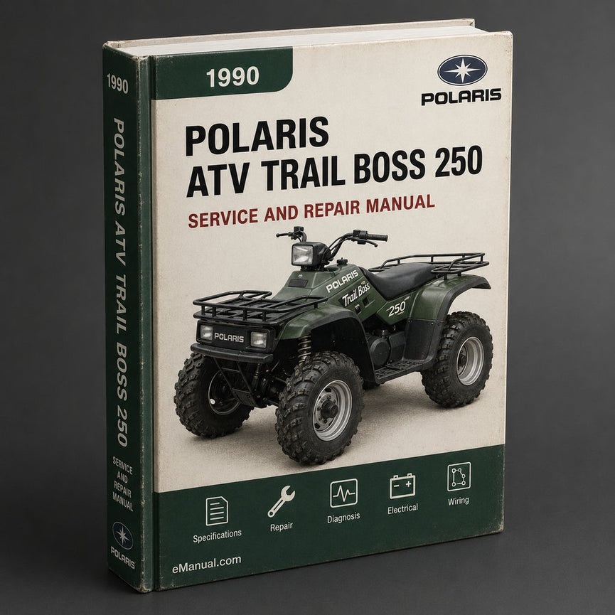 1990 ATV Polaris Trail Boss 250 Service Repair Manual