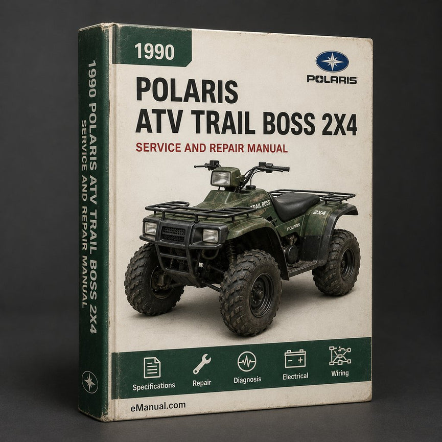 1990 ATV Polaris Trail Boss 2x4 Service Repair Manual