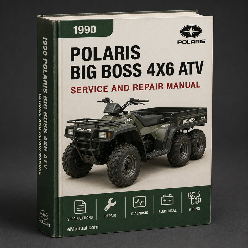 1990 POLARIS BIG BOSS 4X6 ATV Service Repair Manual