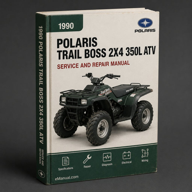 1990 POLARIS TRAIL BOSS 2X4 350L ATV Service Repair Manual