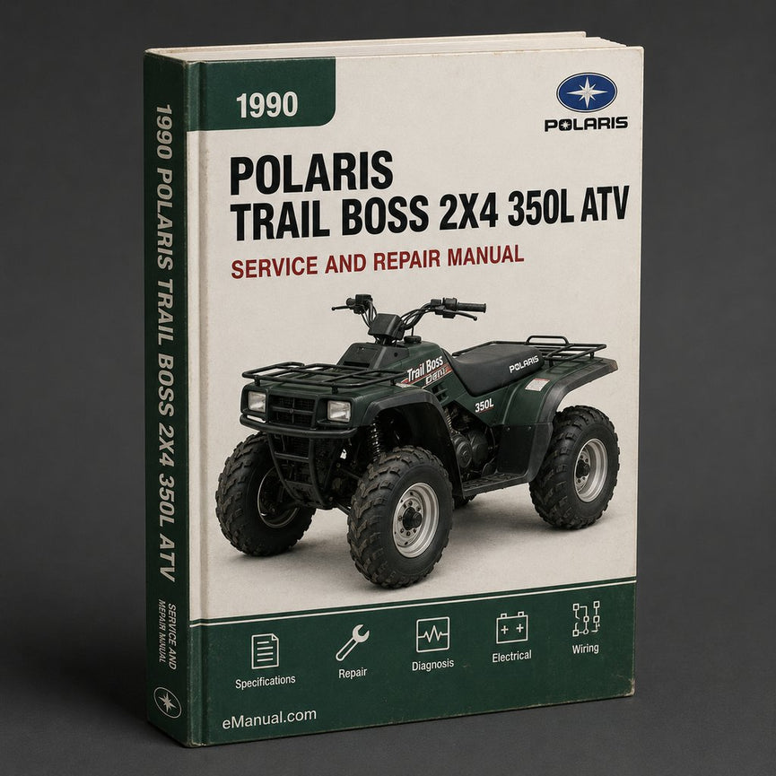 1990 POLARIS TRAIL BOSS 2X4 350L ATV Service Repair Manual